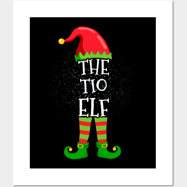 tio Elf Family Matching Christmas Group Funny Gift Wall Art by silvercoin